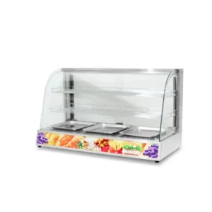 Food Display Curved glass 3? SS