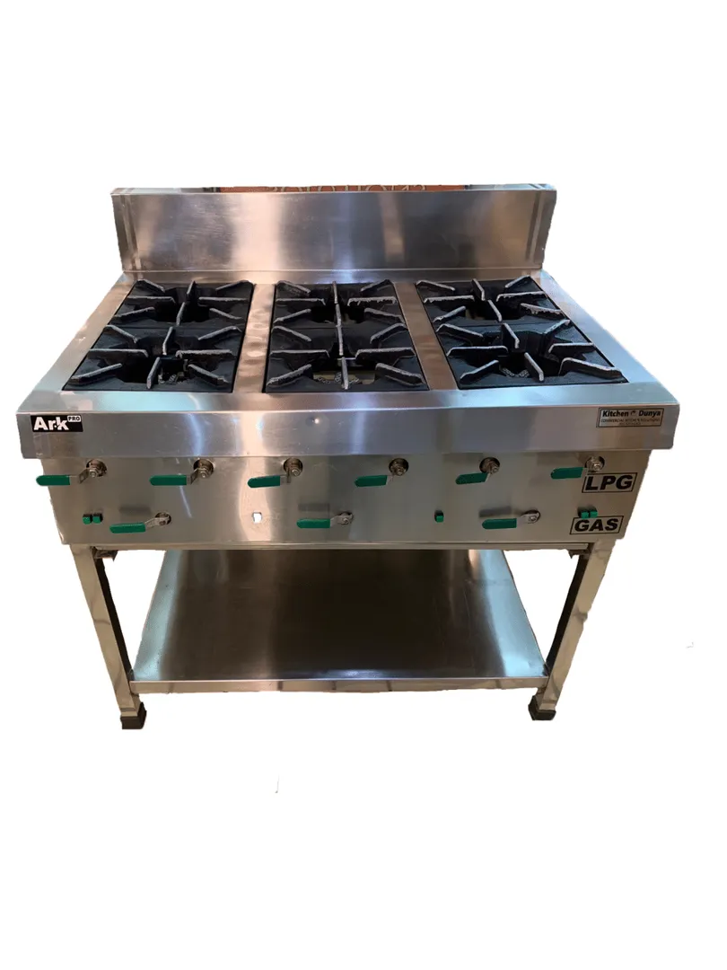 6 Burner Stove Dual System