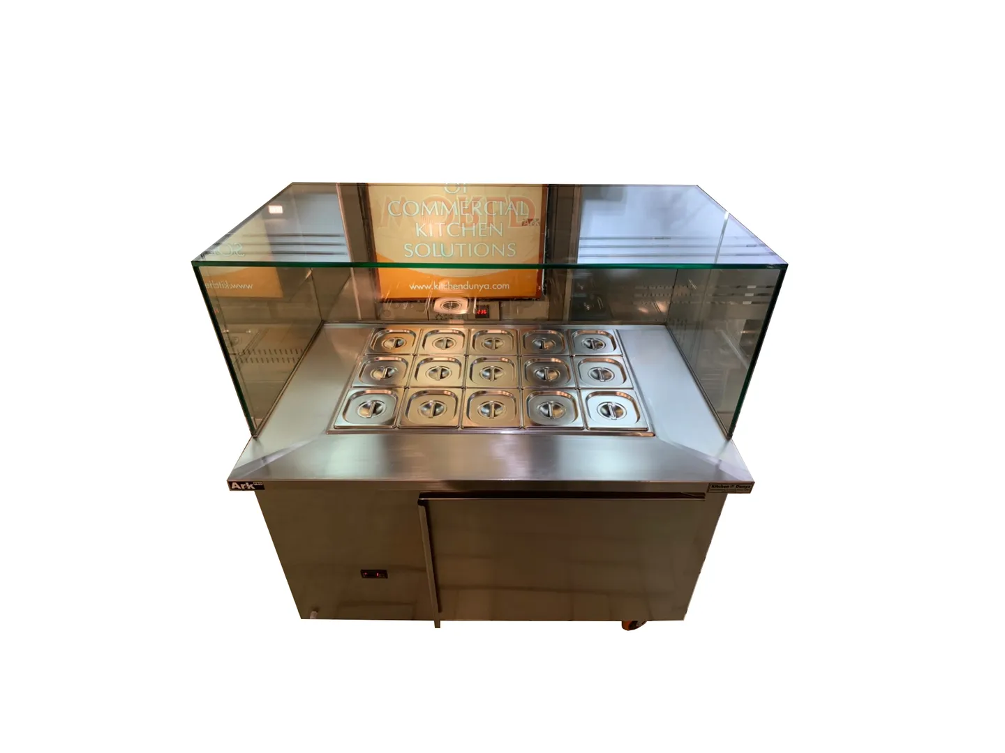 2 Burner Stove with Spice Pans