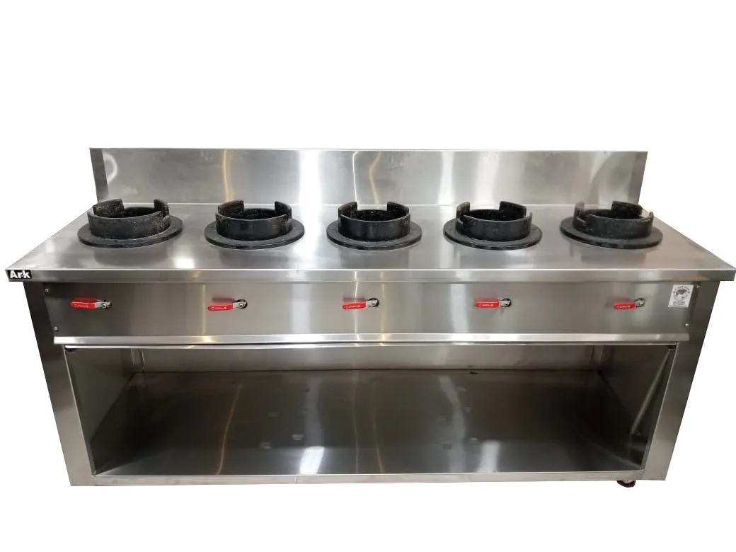 5 Burner Chinese /Kerhai Line Stove