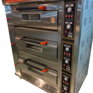 Triple Deck Oven with Stone Base
