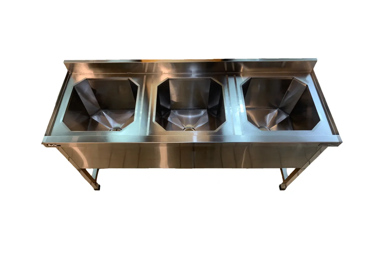 Triple Bowl Sink Exc 023