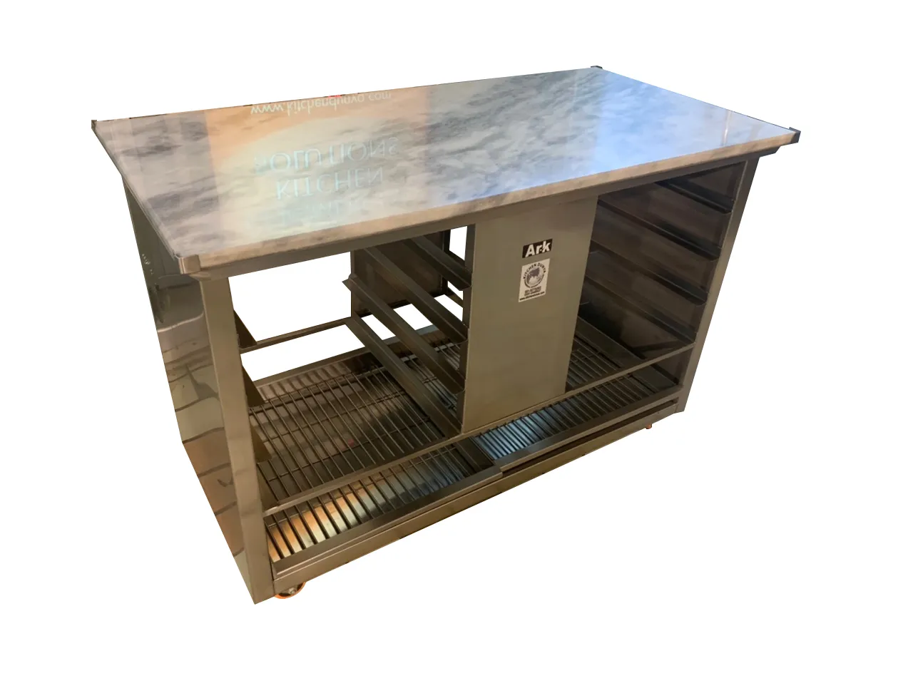 Marble Top Table with Tiers - Image 4