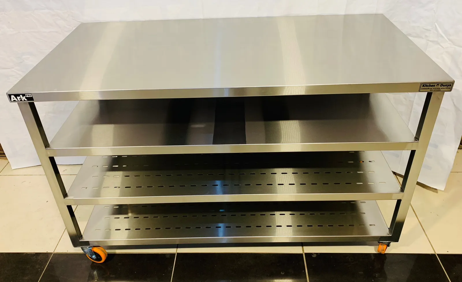 Work Table with Utensil Storage - Image 2