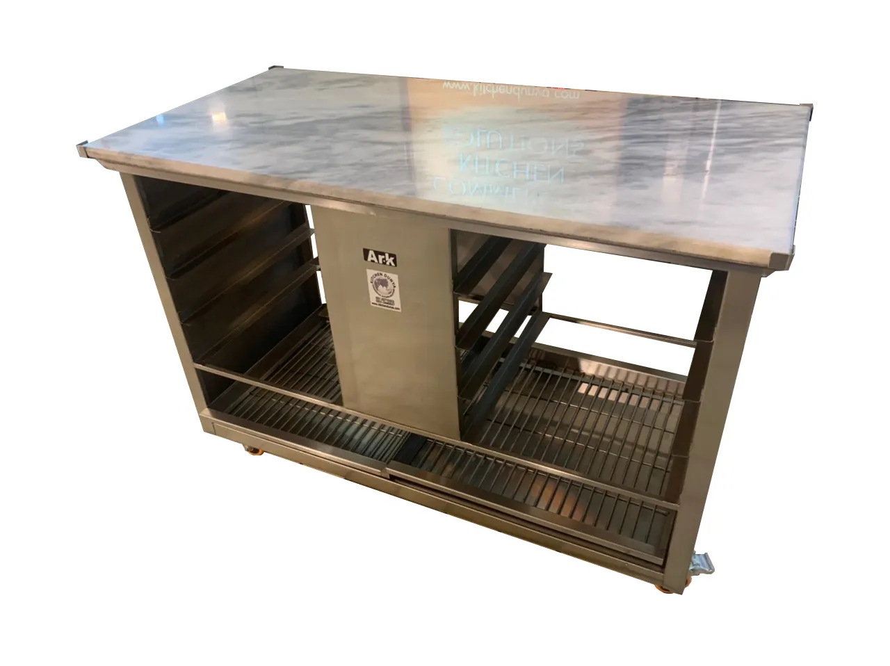 Marble Top Table with Tiers - Image 3