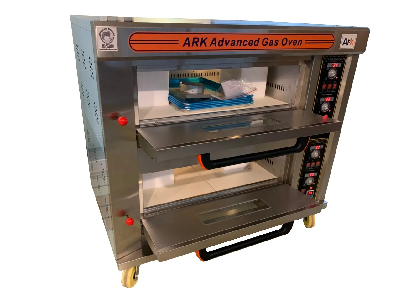 Double Deck Oven Ark with Stone Base - Image 3