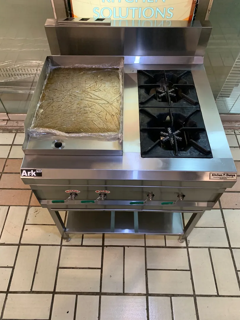 Mini Grilling Unit with Dual Stoves - Image 2