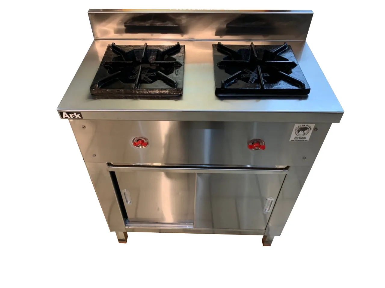 2 Burner Stove with Cabinets - Image 2