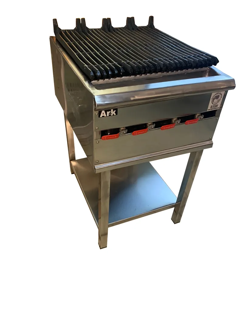 4 Burner Charcoal With Lava Rocks - Image 3