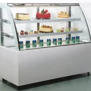 Cake Display Curved Glass 4