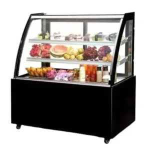 Cake Display Curved Glass 5
