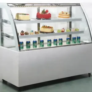 Cake Display Curved Glass 6