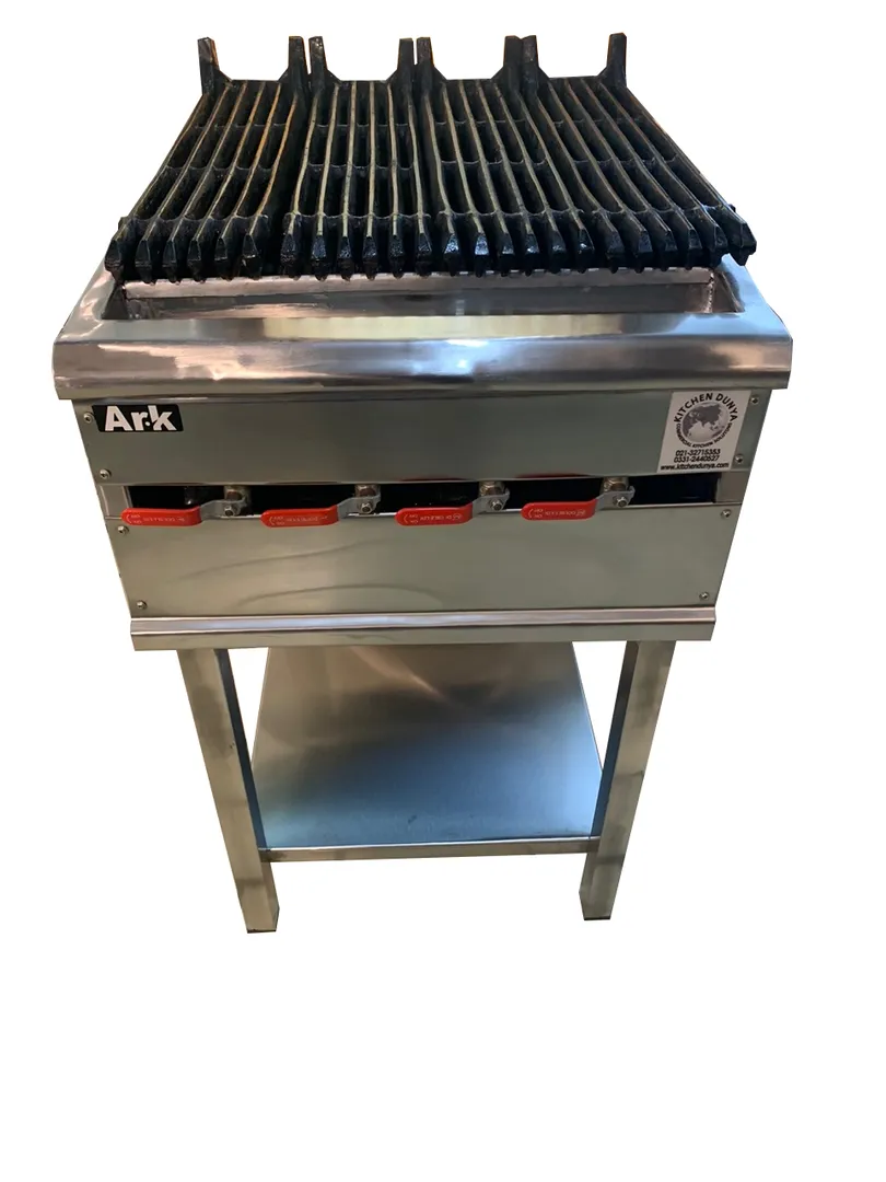 4 Burner Charcoal With Lava Rocks - Image 2