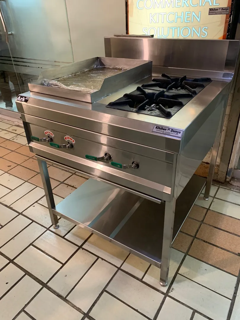 Mini Grilling Unit with Dual Stoves - Image 3