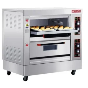 Gas Double deck oven without Stone