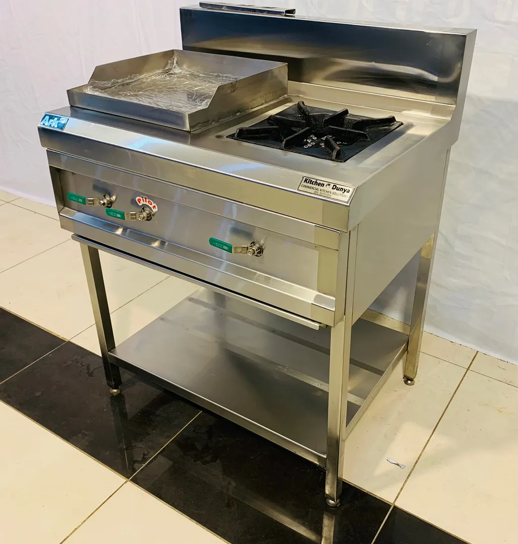 Mini Grilling Unit with Single Stove - Image 2