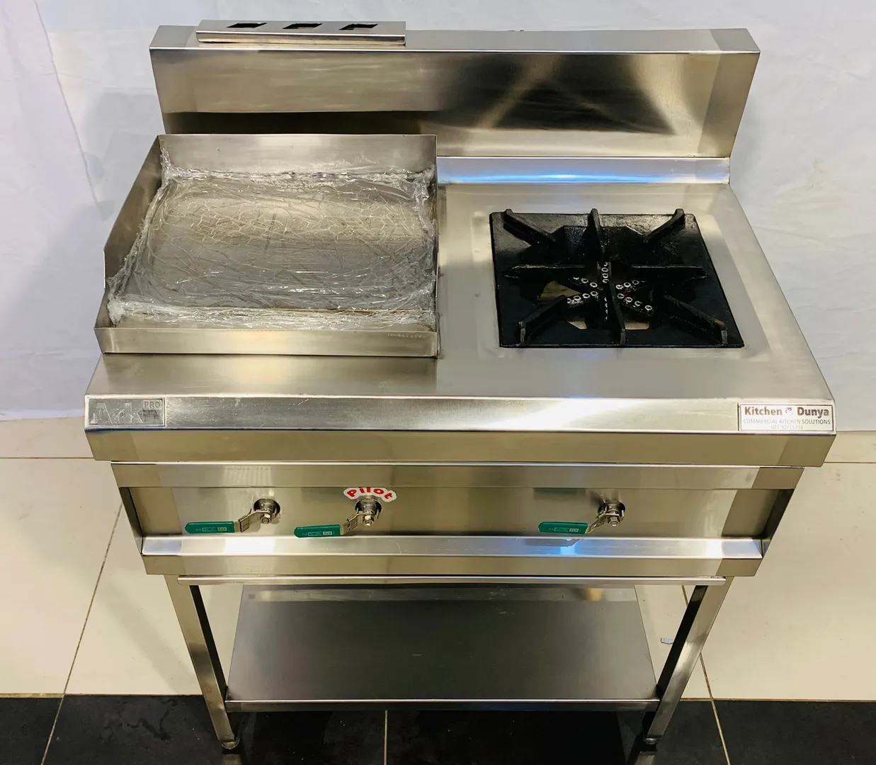 Mini Grilling Unit with Single Stove - Image 3