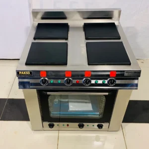 4 Burner Electric Stove with Convection Oven
