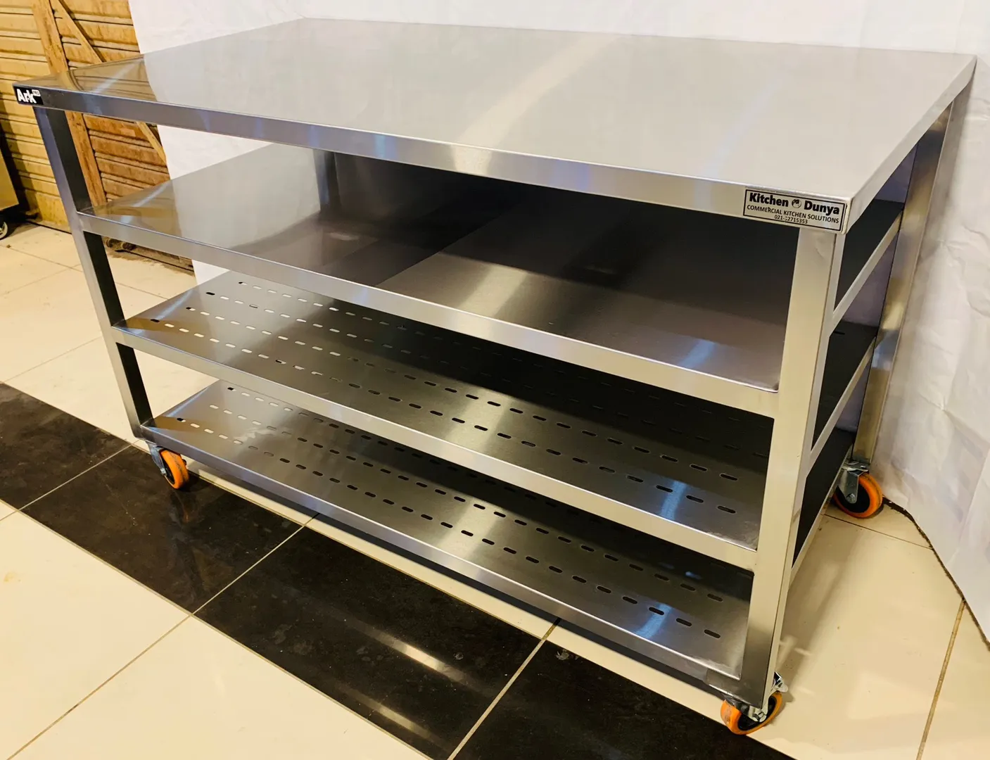 Work Table with Utensil Storage - Image 5