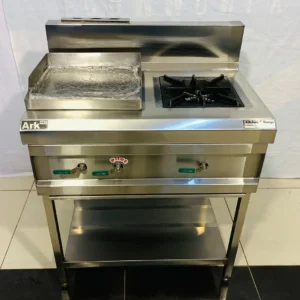 Mini Grilling Unit with Single Stove