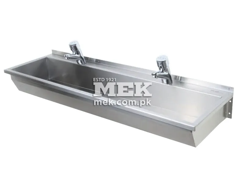 Stainless Steel Hand Wash Sink Trough - Image 6