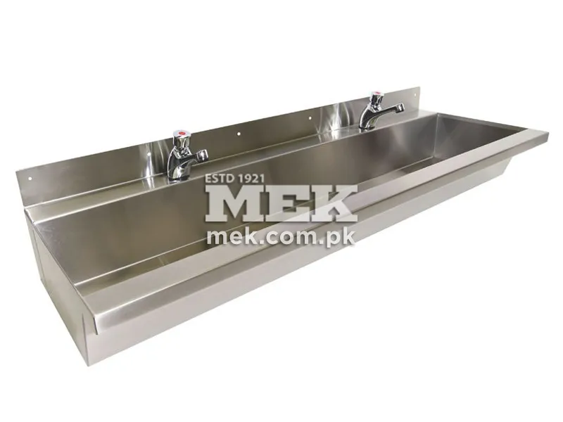 Stainless Steel Hand Wash Sink Trough - Image 2